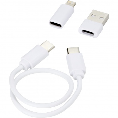 Logotrade promotional gift picture of: Whiz recycled plastic modular charging cable 