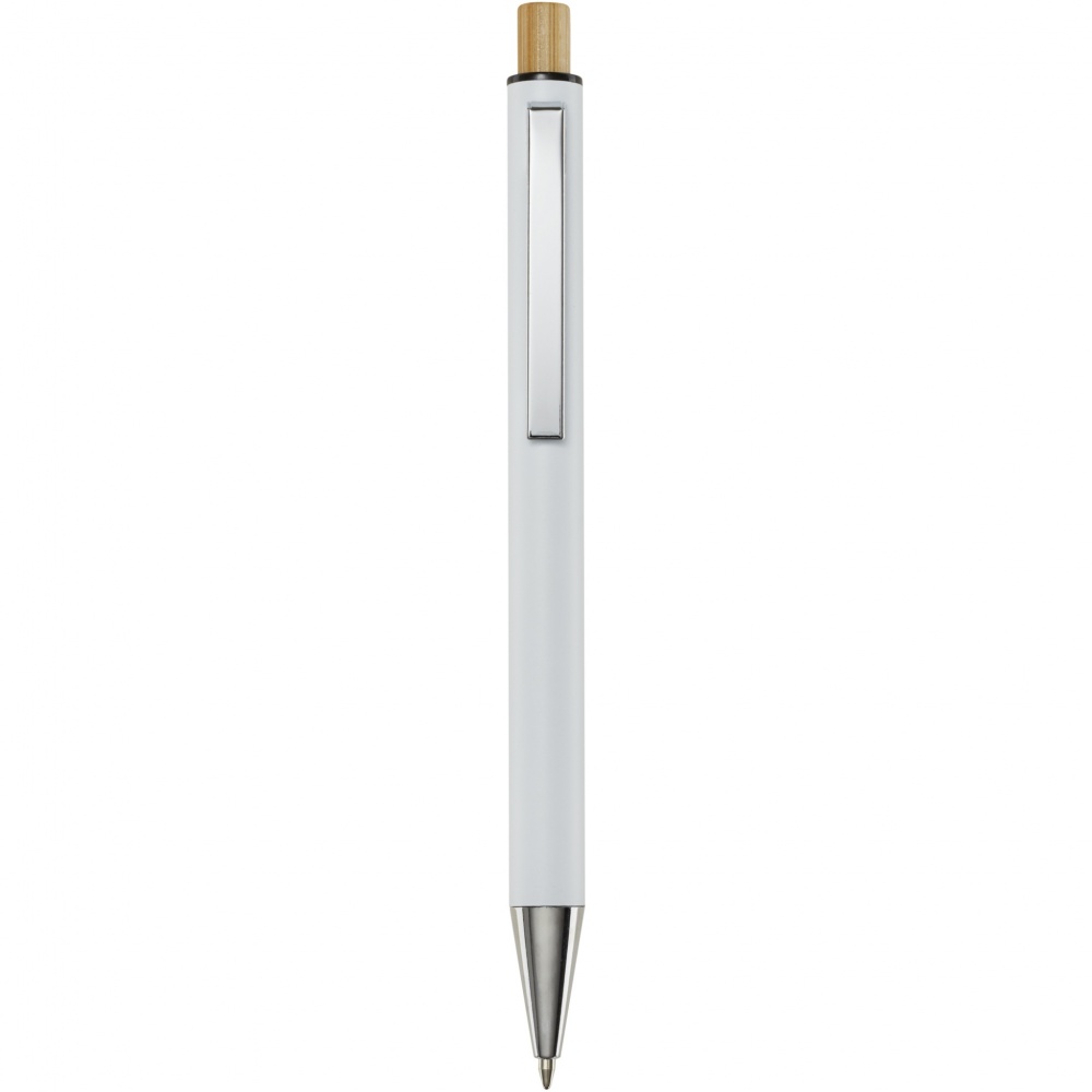 Logotrade promotional gift image of: Cyrus recycled aluminium ballpoint pen (blue ink)