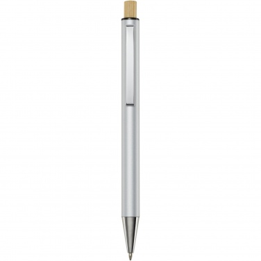 Logotrade promotional product picture of: Cyrus recycled aluminium ballpoint pen (blue ink)