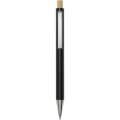 Cyrus recycled aluminium ballpoint pen, Solid black