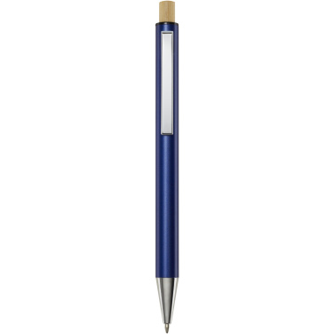 Logotrade promotional giveaway image of: Cyrus recycled aluminium ballpoint pen (black ink)