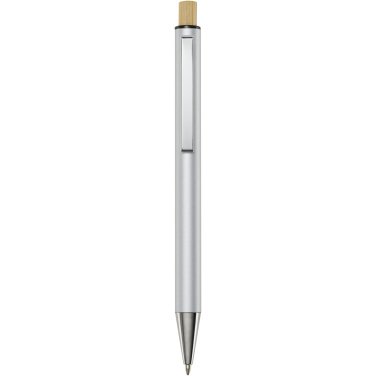 Logo trade promotional products picture of: Cyrus recycled aluminium ballpoint pen (black ink)