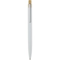 Nooshin recycled aluminium ballpoint pen, White