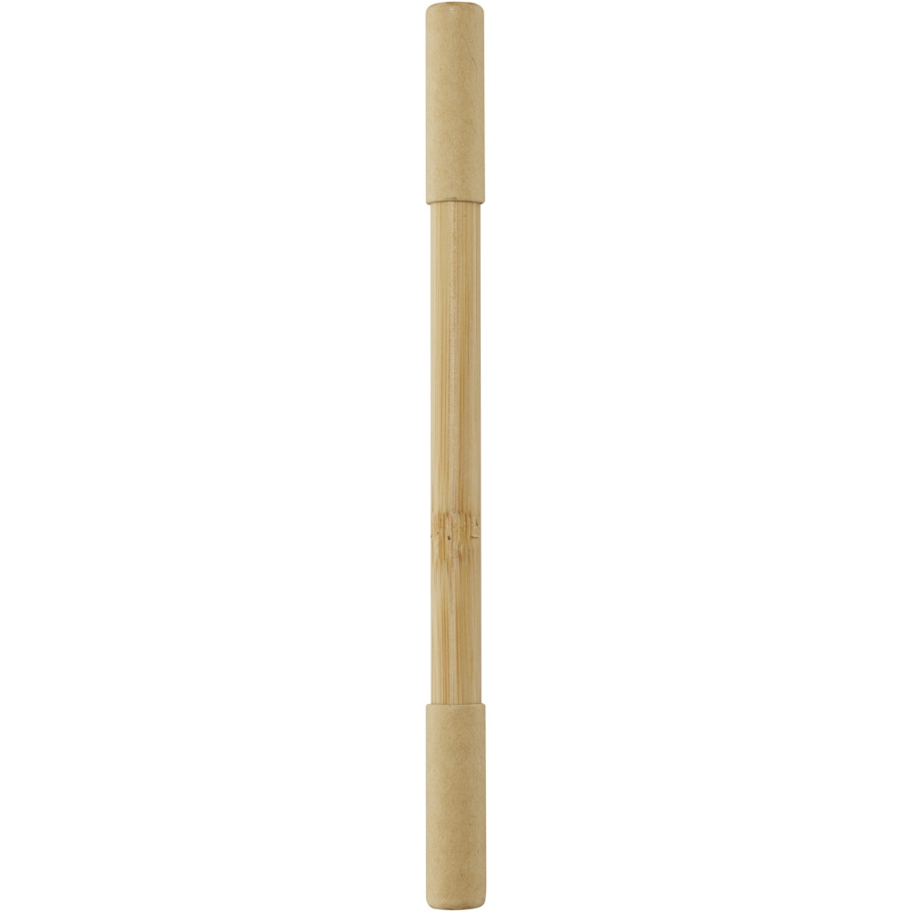 Logo trade promotional items picture of: Samambu bamboo duo pen