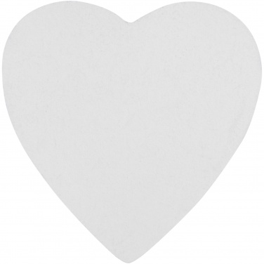 Logotrade promotional merchandise photo of: Sticky-Mate® heart-shaped recycled sticky notes