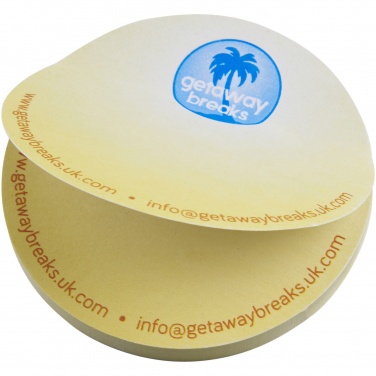 Logo trade promotional gifts picture of: Sticky-Mate® circle-shaped recycled sticky notes