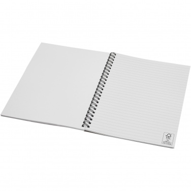 Logo trade promotional giveaways image of: Desk-Mate® A5 colour spiral notebook