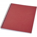 Desk-Mate® A5 colour spiral notebook, Red