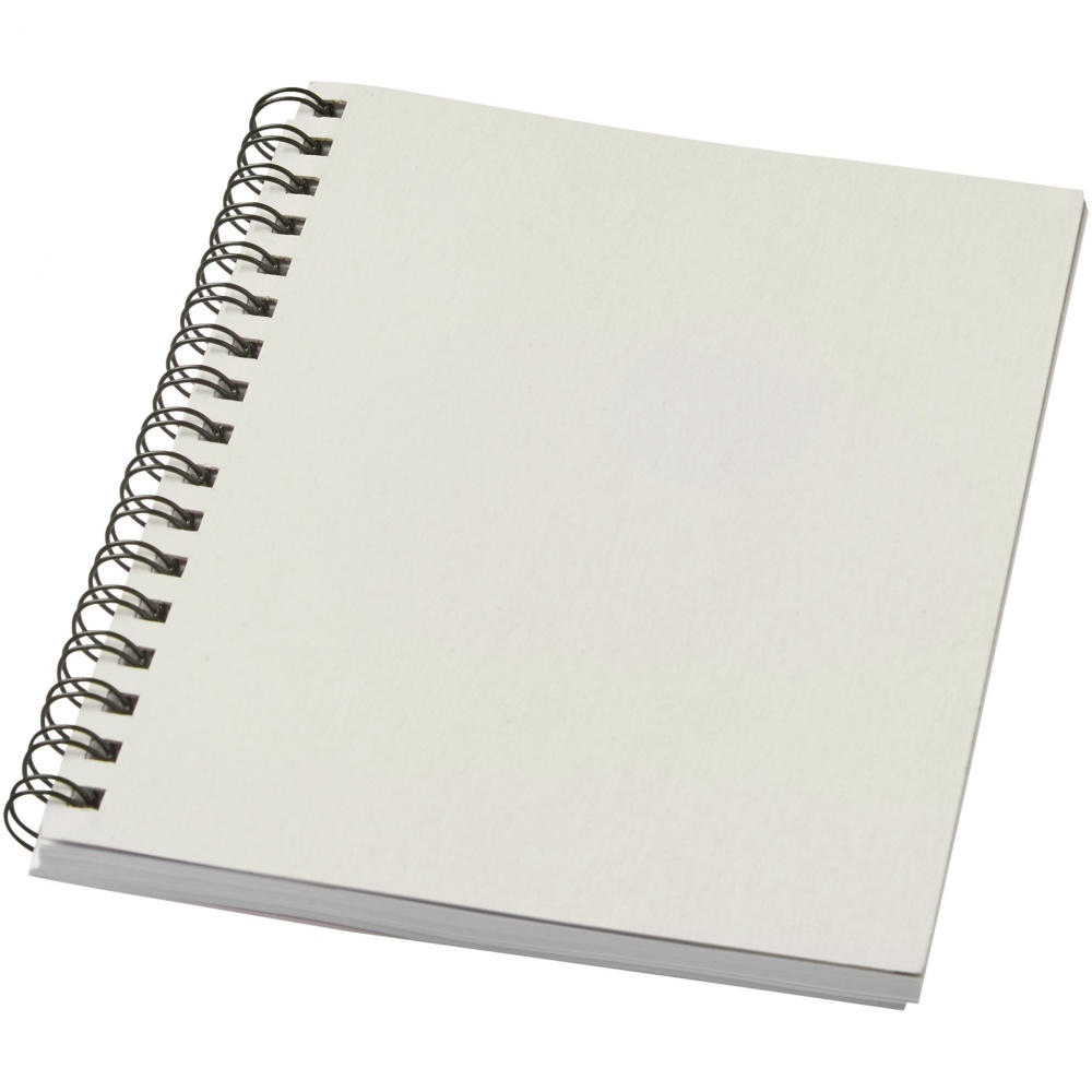 Logo trade business gifts image of: Desk-Mate® A6 colour spiral notebook