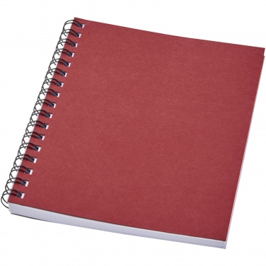 Logo trade promotional gifts picture of: Desk-Mate® A6 colour spiral notebook