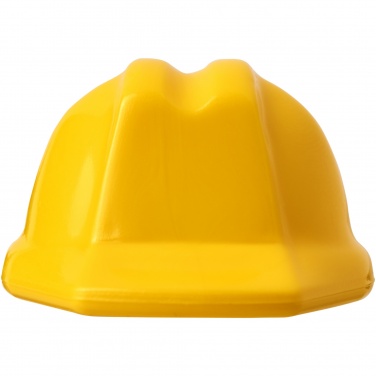 Logo trade promotional giveaways image of: Kolt hard hat-shaped recycled keychain