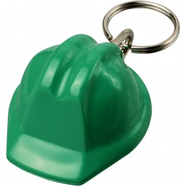 Logo trade advertising products picture of: Kolt hard hat-shaped recycled keychain