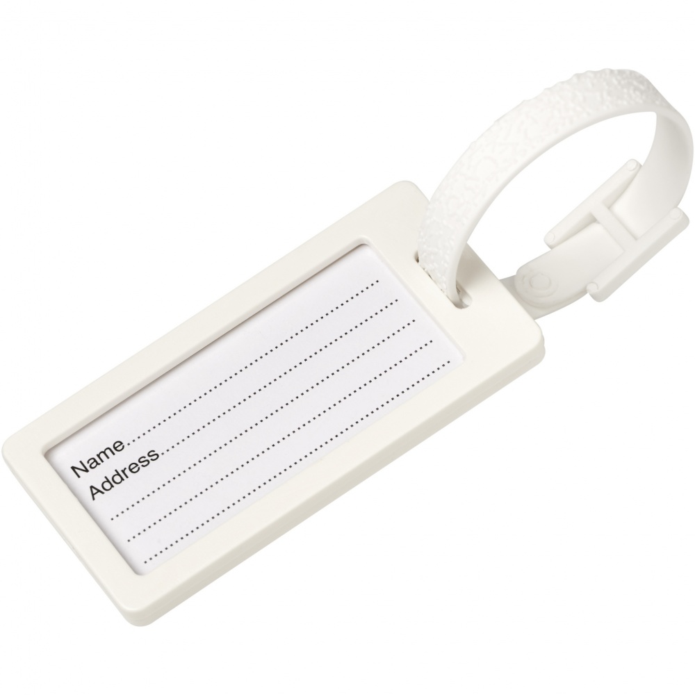 Logotrade promotional giveaway image of: River recycled window luggage tag