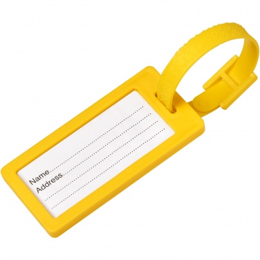 Logo trade advertising products image of: River recycled window luggage tag