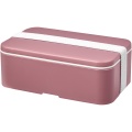 MIYO Renew single layer lunch box, Pink / White