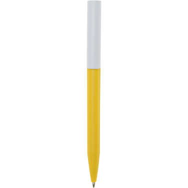 Logo trade promotional merchandise image of: Unix recycled plastic ballpoint pen