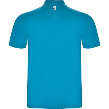 Logo trade promotional merchandise photo of: Austral short sleeve unisex polo