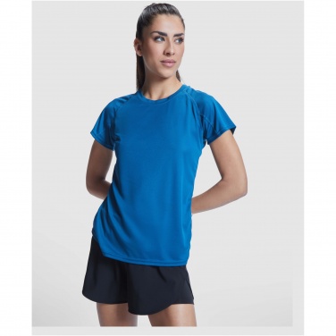 Logo trade promotional giveaways image of: Bahrain short sleeve women's sports t-shirt