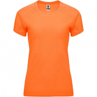 Logo trade promotional giveaways picture of: Bahrain short sleeve women's sports t-shirt