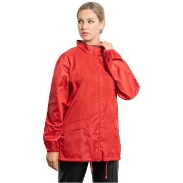 Logotrade promotional giveaway image of: Escocia unisex lightweight rain jacket