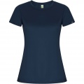 Imola short sleeve women's sports t-shirt, Navy Blue