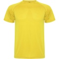 Montecarlo short sleeve men's sports t-shirt, Yellow