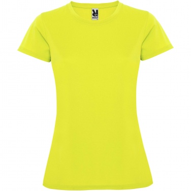 Logo trade promotional giveaway photo of: Montecarlo short sleeve women's sports t-shirt