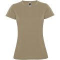 Montecarlo short sleeve women's sports t-shirt, Dark Sand