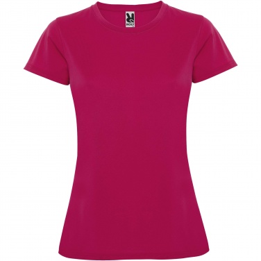 Logo trade promotional giveaway photo of: Montecarlo short sleeve women's sports t-shirt