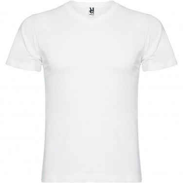 Logo trade promotional merchandise picture of: Samoyedo short sleeve men's v-neck t-shirt