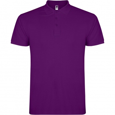 Logo trade promotional giveaways picture of: Star short sleeve men's polo