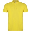 Star short sleeve kids polo, Yellow