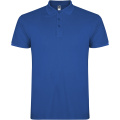 Star short sleeve kids polo, Royal blue