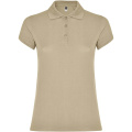 Star short sleeve women's polo, Sand