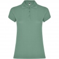 Star short sleeve women's polo, Dark Mint