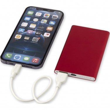 Logotrade corporate gift image of: Pep 4000 mAh Type-C recycled aluminium power bank 