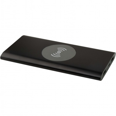 Logo trade promotional items picture of: Juice 8000 mAh Type-C recycled aluminium wireless power bank