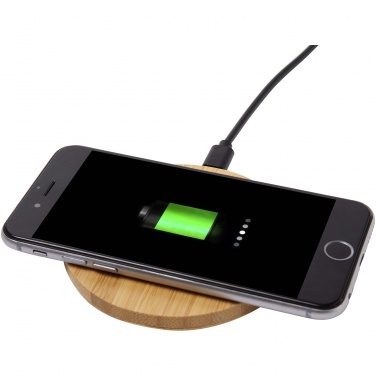 Logotrade promotional gifts photo of: Essence 15W bamboo wireless charging pad