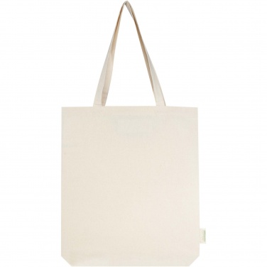 Logo trade promotional items image of: Orissa 180 g/m² organic wide bottom tote bag 11L