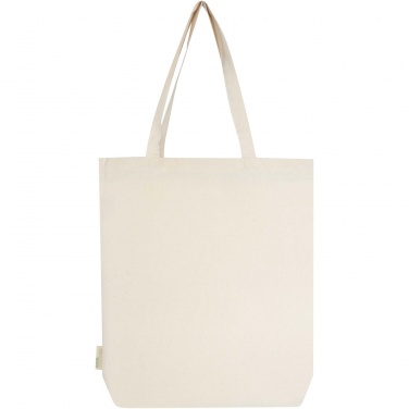 Logotrade promotional gift image of: Orissa 180 g/m² organic wide bottom tote bag 11L