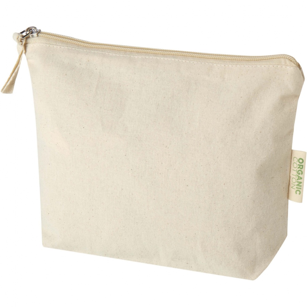 Logo trade promotional giveaways picture of: Orissa 180 g/m² organic toiletry bag 1L