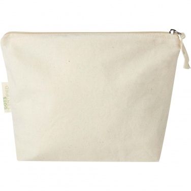 Logo trade business gifts image of: Orissa 180 g/m² organic toiletry bag 1L