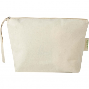 Logotrade promotional merchandise photo of: Orissa 180 g/m² organic large accessory pouch 3L