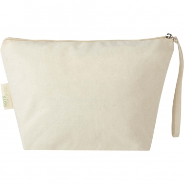 Logo trade promotional gift photo of: Orissa 180 g/m² organic large accessory pouch 3L