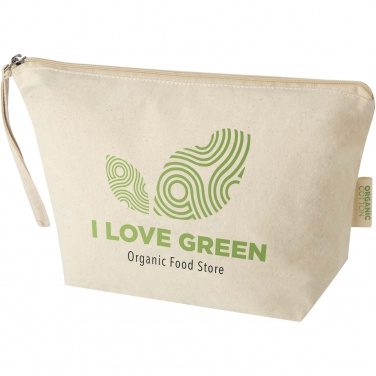 Logotrade promotional giveaways photo of: Orissa 180 g/m² organic large accessory pouch 3L