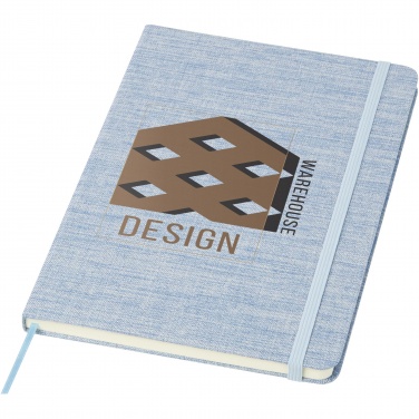 Logo trade corporate gifts image of: Ramona A5 cotton notebook