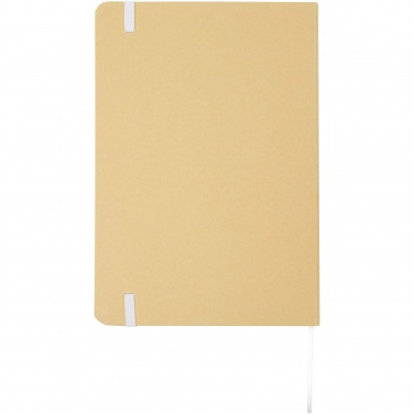 Logo trade corporate gift photo of: Nelida A5 recycled cardboard hard cover notebook