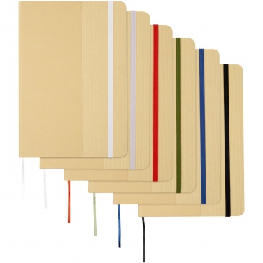 Logotrade advertising product image of: Nelida A5 recycled cardboard hard cover notebook