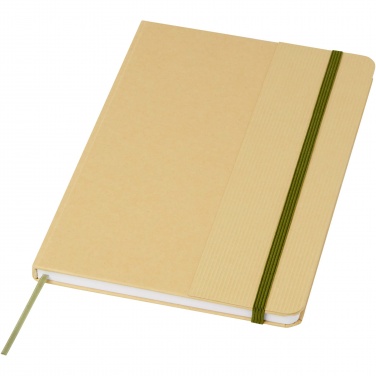 Logotrade promotional product picture of: Nelida A5 recycled cardboard hard cover notebook