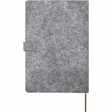 Logotrade advertising product image of: Viviana A5 recycled felt and cork notebook